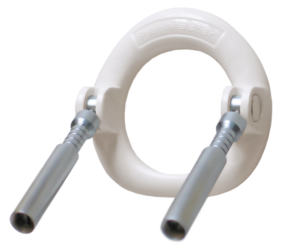 alt="Rod expander system of PeniMaster PRO with anatomically shaped base ring"