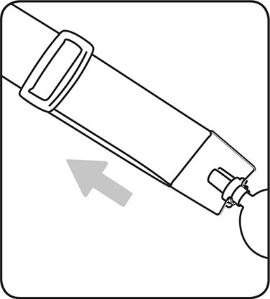 Adjust length using the ladder lock buckle