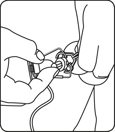 Clip on coupling retainer.